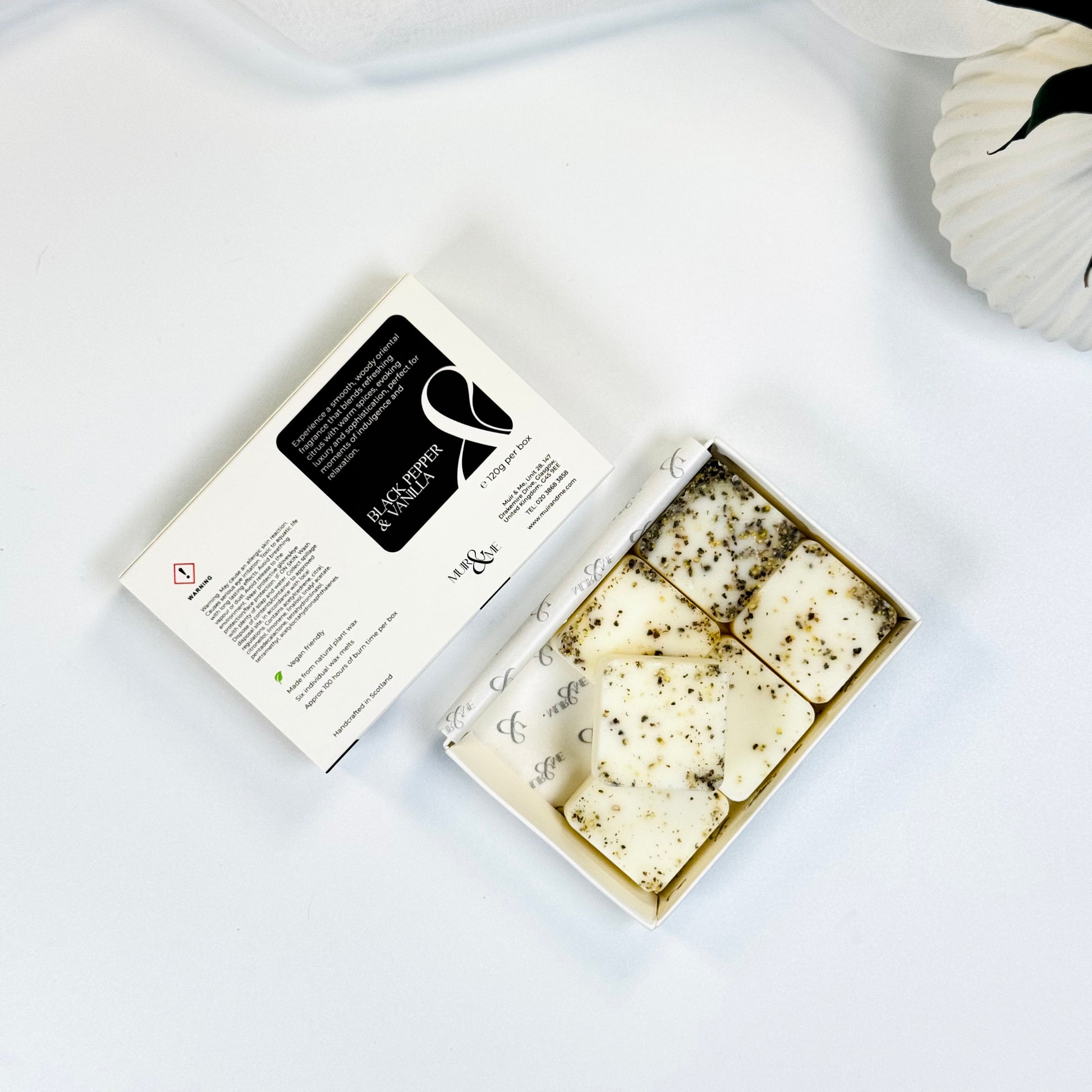 Black Pepper & Vanilla Wax Melts/Aroma Melts