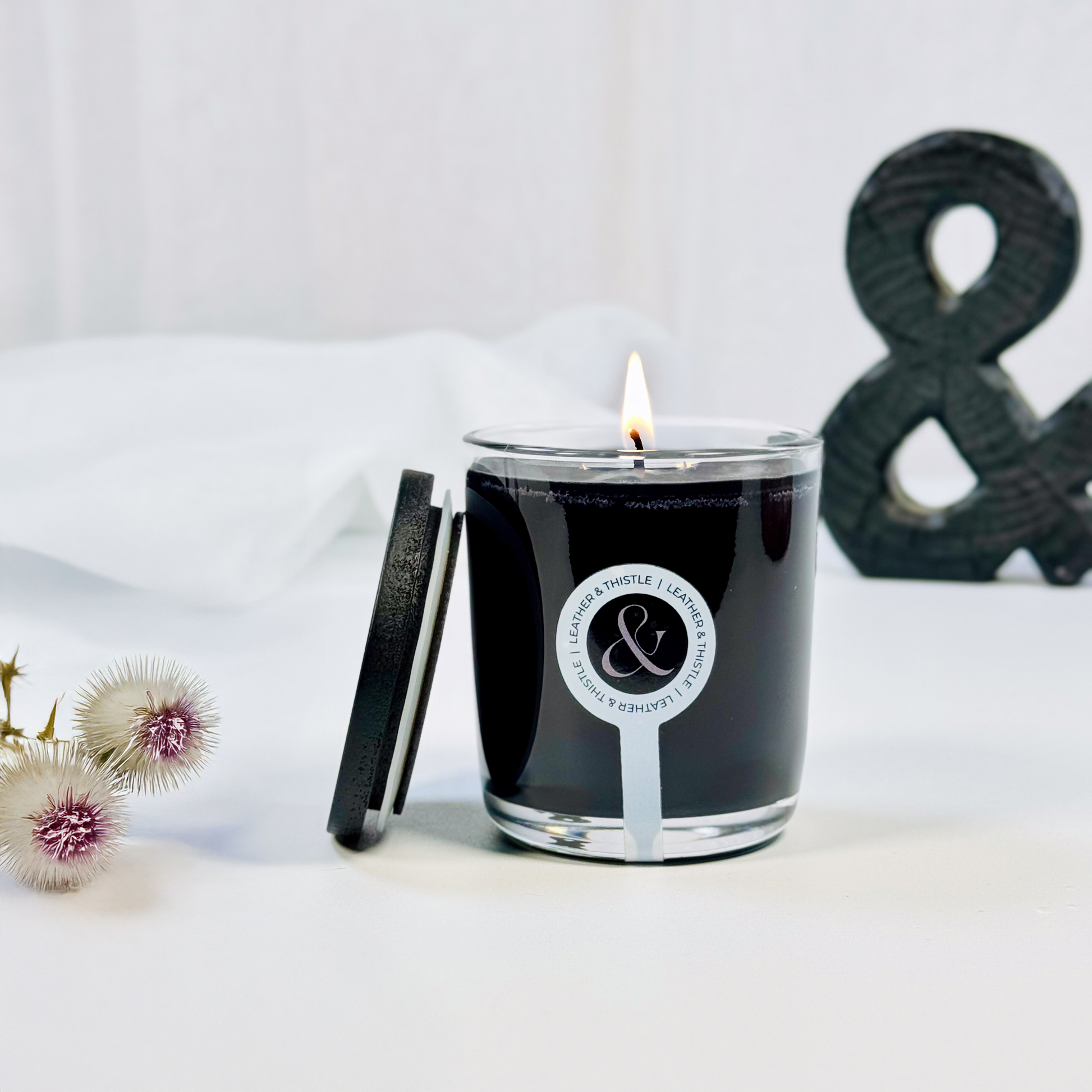 Leather & Thistle Candle