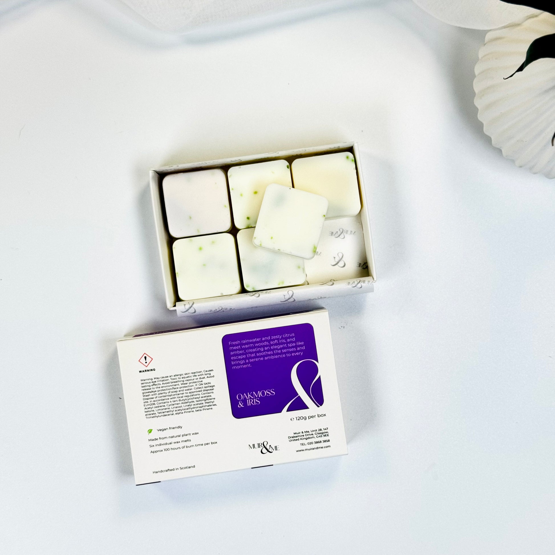 Oakmoss & Iris wax melts or aroma melts