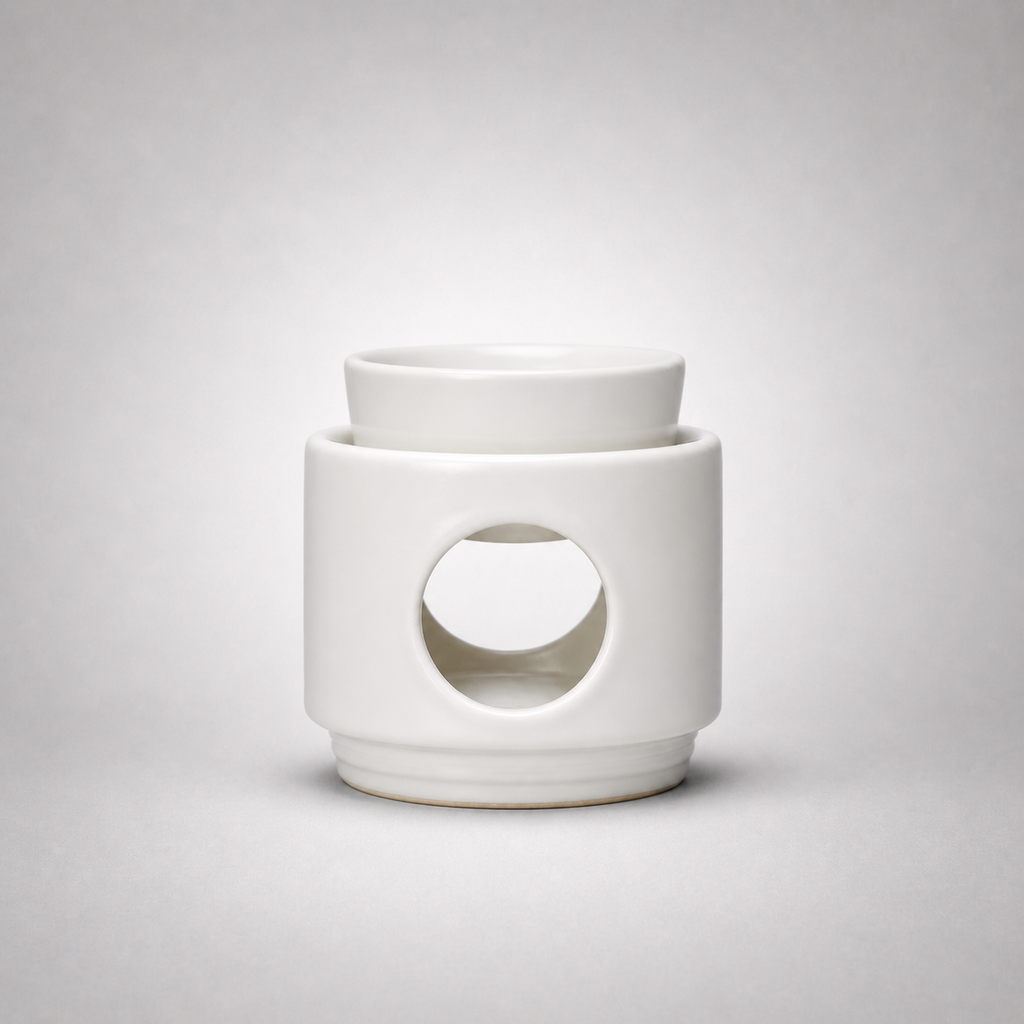 White Aroma Melt Burner