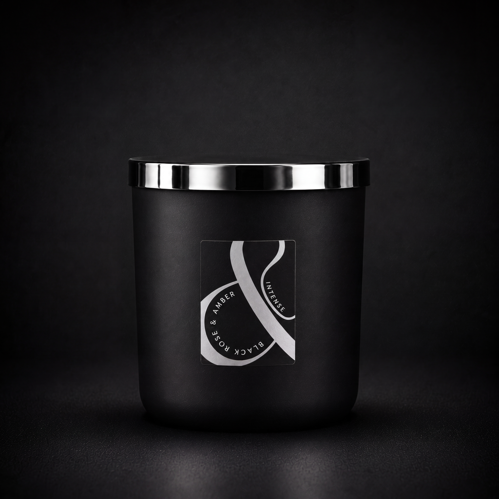 Black Rose & Vetiver Intense Single Wick Candle