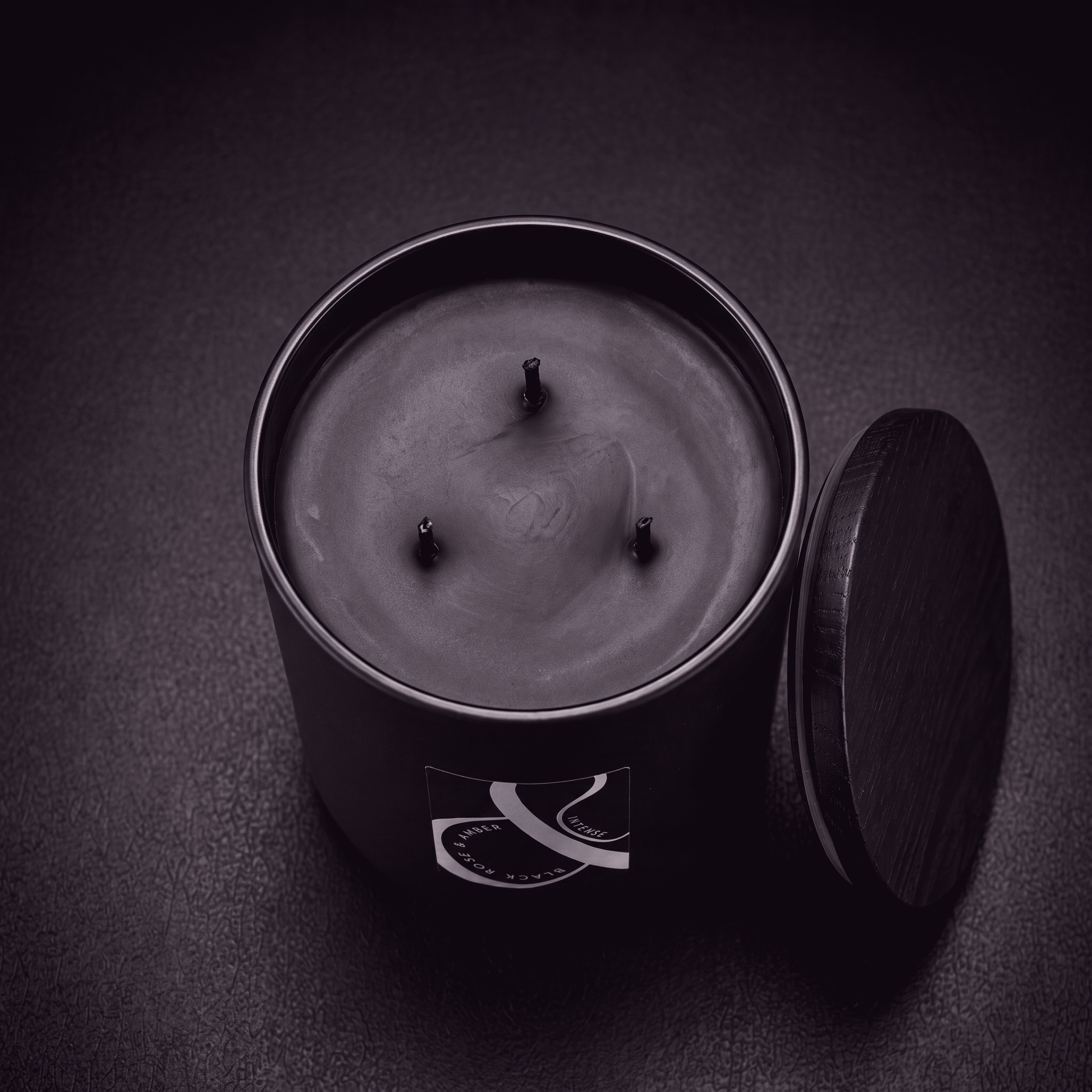 Black Rose & Amber Intense Three Wick Candle