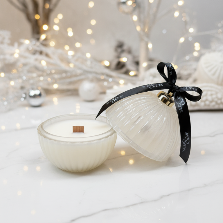 Wood Wick Christmas Bauble