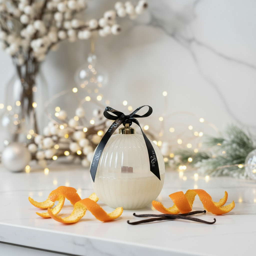 Wood Wick Christmas Bauble