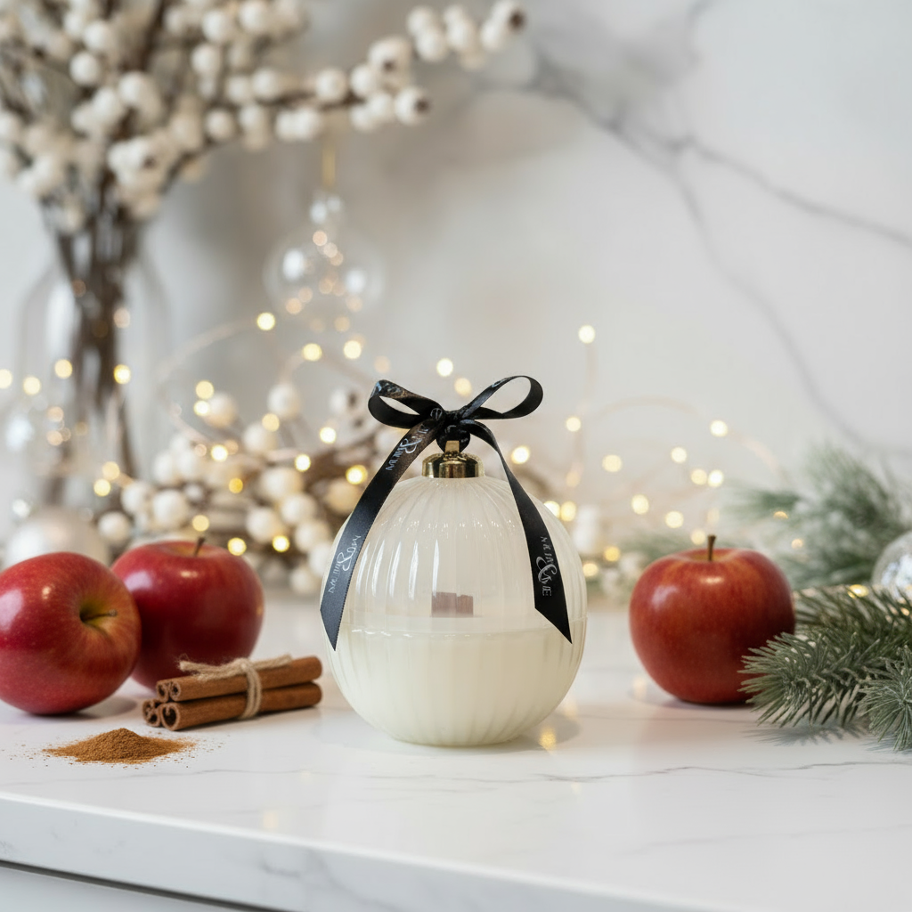 Wood Wick Christmas Bauble