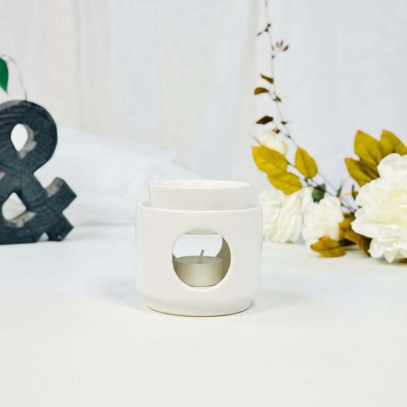 White Aroma Melt Burner