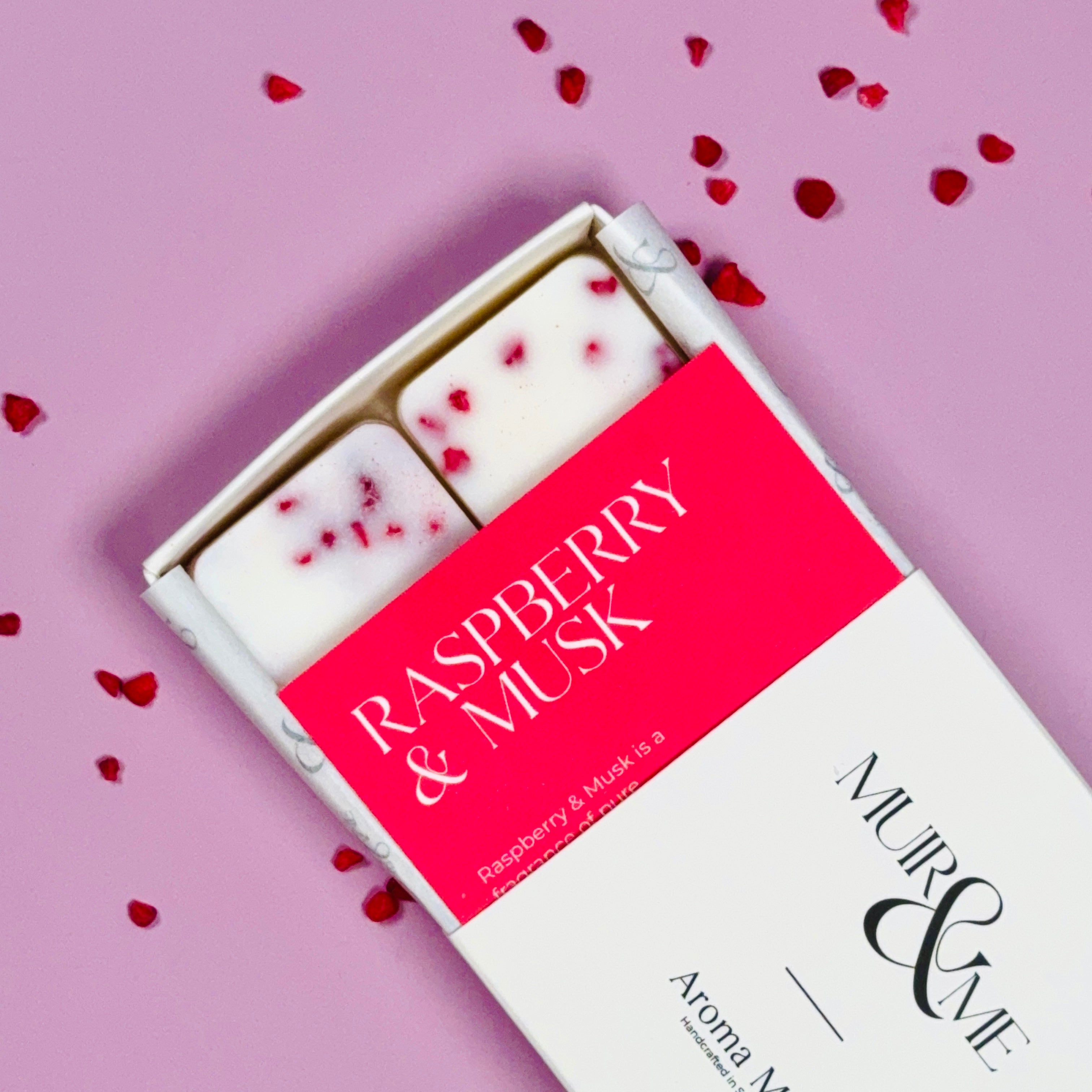 Raspberry & Musk Melts – Muir & Me