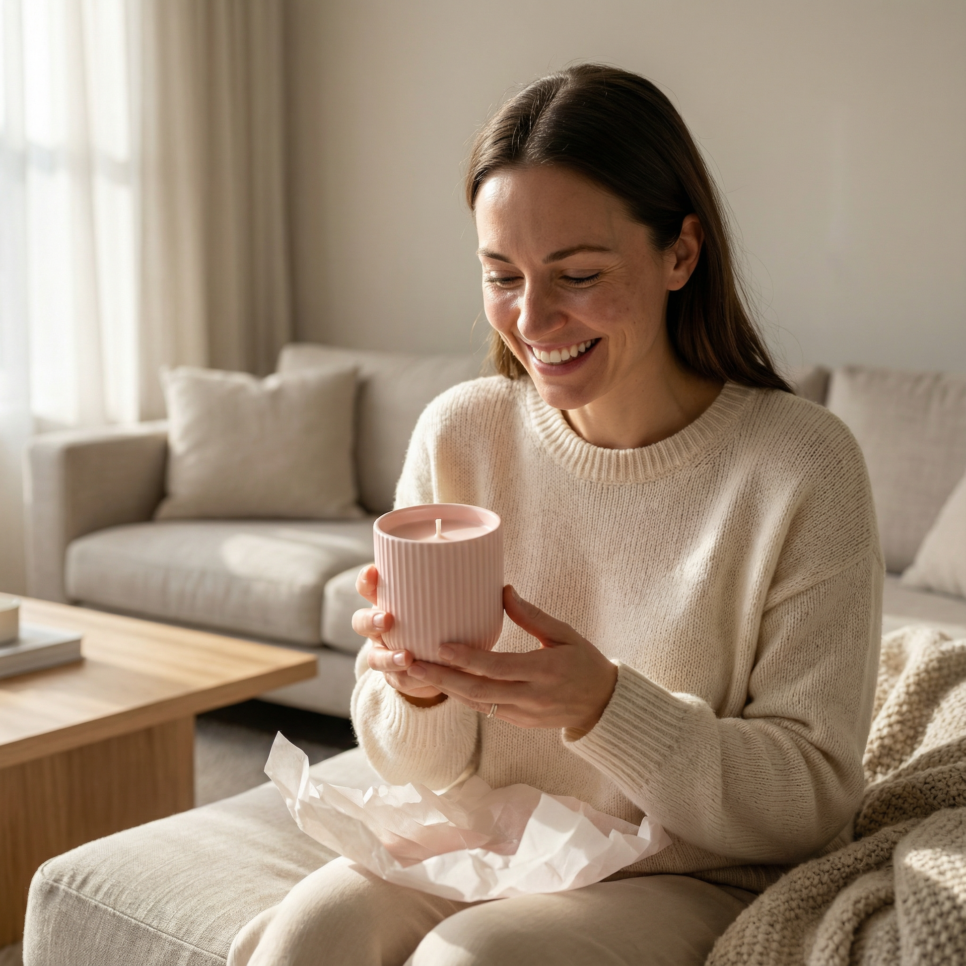 Peony & Agarwood Candle