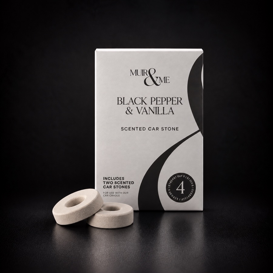 Black Pepper & Vanilla fragrance stone