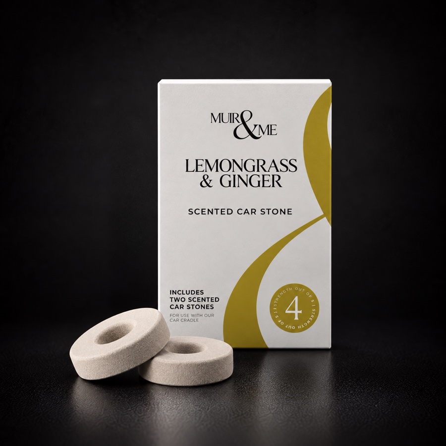 Lemongrass & Ginger fragrance stone